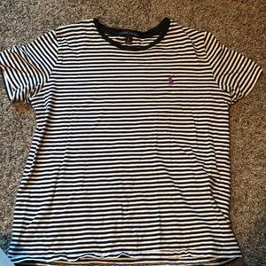 polo tshirt with purple horse